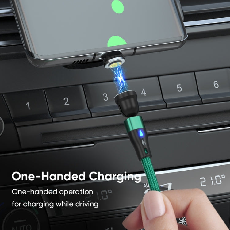 ENKAY PD60W Type-C to Type-C / 8 Pin Magnetic 540 Degrees Rotating Fast Charging Cable, Length:1m(Green) - Charging Cable & Head by ENKAY | Online Shopping South Africa | PMC Jewellery | Buy Now Pay Later Mobicred