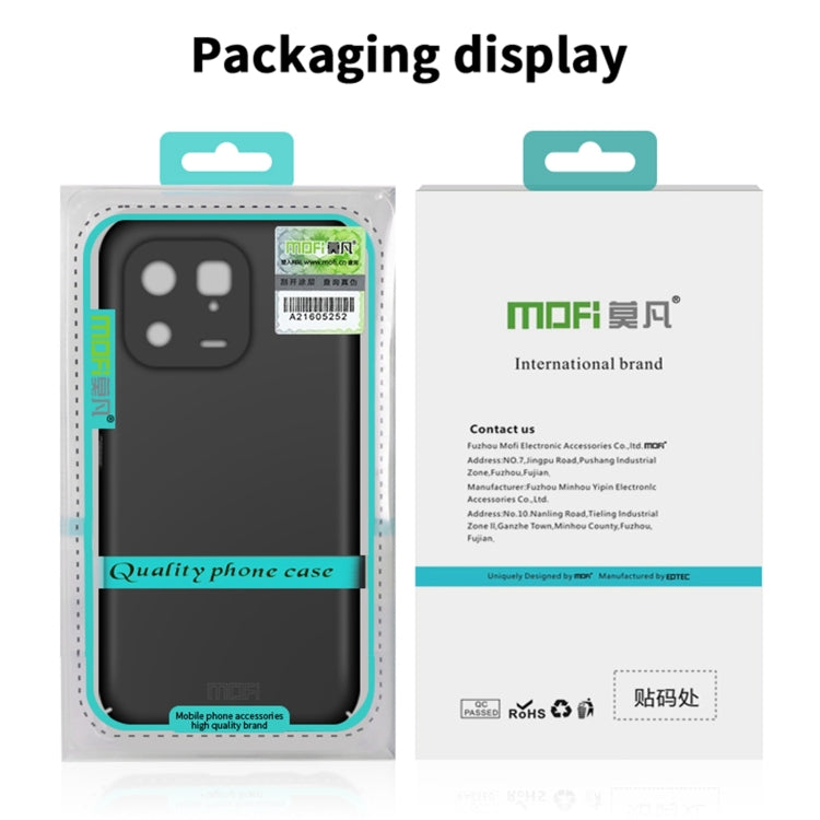 For iPhone 16 Pro Max MOFI Frosted PC Ultra-thin Hard Phone Case(Black) - iPhone 16 Pro Cases by MOFI | Online Shopping South Africa | PMC Jewellery | Buy Now Pay Later Mobicred