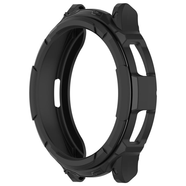 For Samsung Galaxy Watch 6 Classic 43mm Rotating Ring  + TPU Armor Watch Protective Case(Black) - Watch Cases by PMC TechLife | Online Shopping South Africa | PMC TechLife