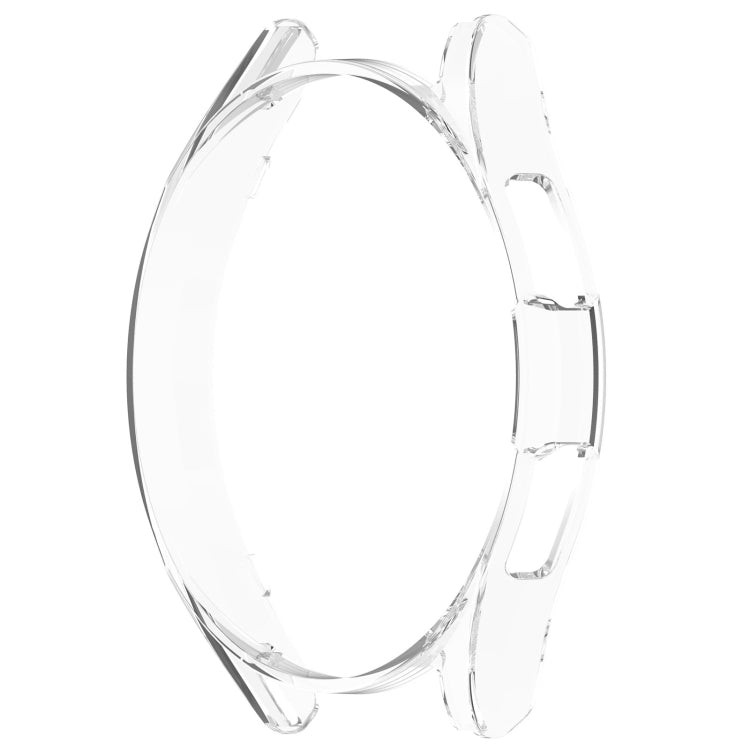 For Samsung Galaxy Watch 6 Classic 43mm Half Coverage Hollow PC Watch Protective Case(Transparent) - Watch Cases by PMC TechLife | Online Shopping South Africa | PMC TechLife