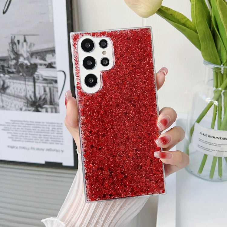 For Samsung Galaxy S24 5G Glitter Sequins Epoxy TPU Phone Case(Red) - free shipping - PMC TechLife - Order now!