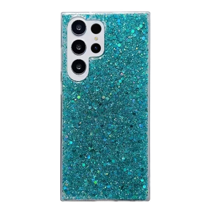 For Samsung Galaxy S24 Ultra 5G Glitter Sequins Epoxy TPU Phone Case(Green) - free shipping - PMC TechLife - Order now!
