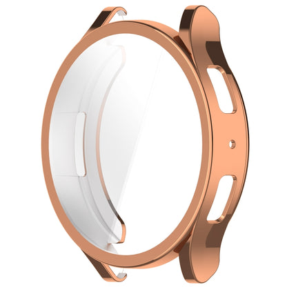 For Samsung Galaxy Watch6 40mm Full Coverage TPU Electroplated Watch Protective Case(Rose Gold) - Watch Cases by PMC Jewellery | Online Shopping South Africa | PMC Jewellery