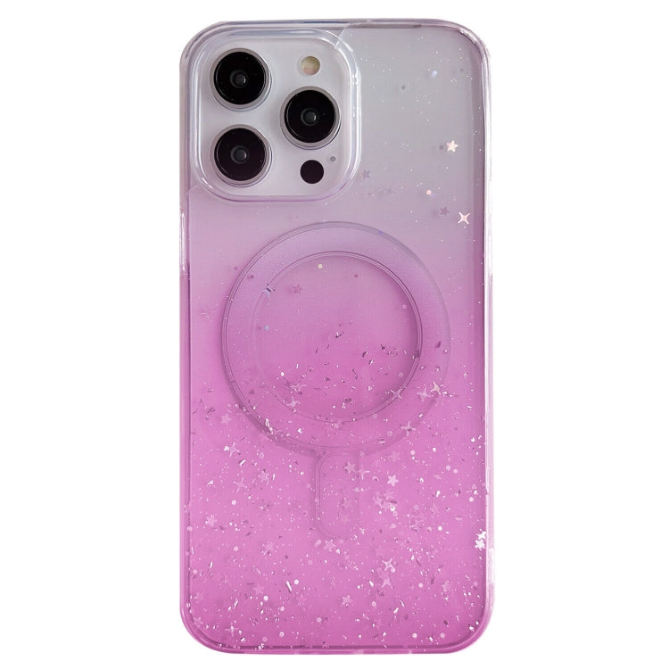 For iPhone 13 Pro MagSafe Glitter Hybrid Clear TPU Phone Case(Pink) - iPhone 13 Pro Cases by PMC TechLife | Online Shopping South Africa | PMC TechLife