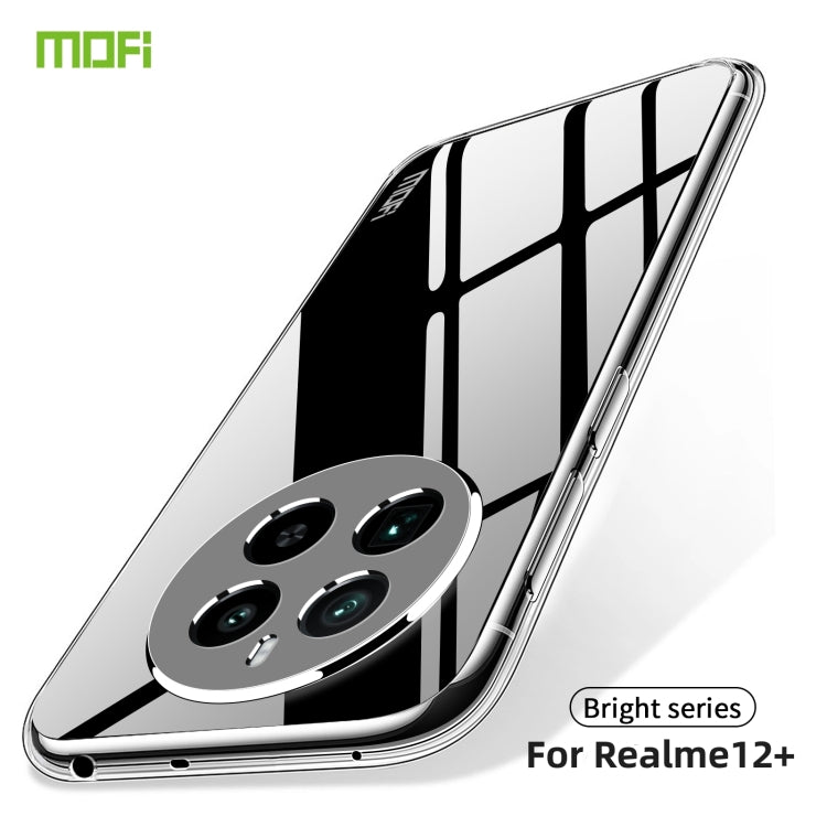 For Realme 12+ MOFI Ming Series Ultra-thin TPU Phone Case(Transparent) - Realme Cases by MOFI | Online Shopping South Africa | PMC Jewellery
