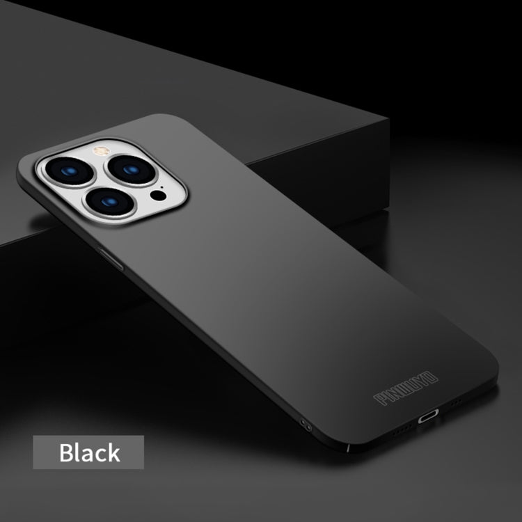 For iPhone 15 Pro PINWUYO Micro-Frosted PC Ultra-thin Hard Phone Case with Magsafe Magnetic Ring(Black) - free shipping - PMC TechLife - Order now!
