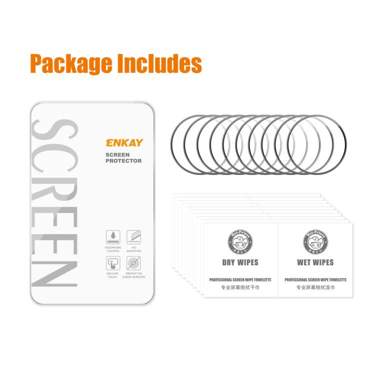 For Samsung Galaxy Watch8 Classic 46mm 10pcs ENKAY 3D Full Coverage Soft PC Edge PMMA HD Screen Film - free shipping - PMC TechLife - Order now!