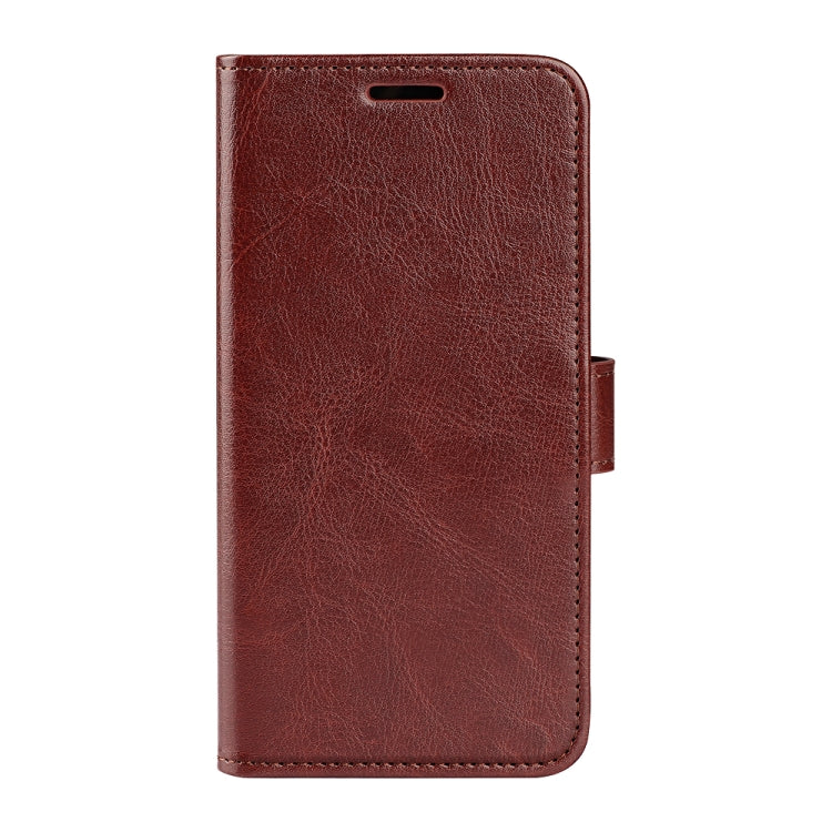 For Samsung Galaxy A15 R64 Texture Horizontal Flip Leather Phone Case(Brown) - Galaxy Phone Cases by PMC TechLife | Online Shopping South Africa | PMC TechLife
