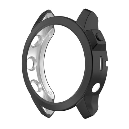 For Garmin Epix Pro 51mm Half Package Electroplated TPU Watch Protective Case(Black) - Watch Cases by PMC Jewellery | Online Shopping South Africa | PMC Jewellery
