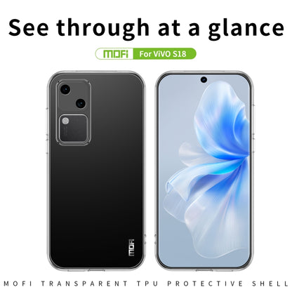 For vivo  S18 MOFI Ming Series Ultra-thin TPU Phone Case(Transparent) - vivo Cases by MOFI | Online Shopping South Africa | PMC Jewellery