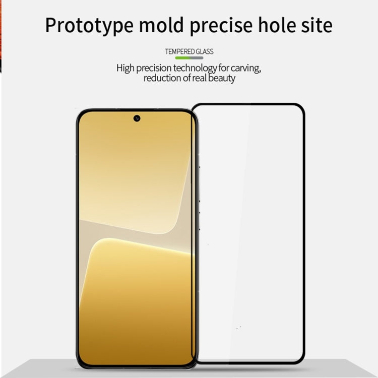 For Xiaomi 14 MOFI 9H 2.5D Full Screen Tempered Glass Film(Black) -  by MOFI | Online Shopping South Africa | PMC TechLife