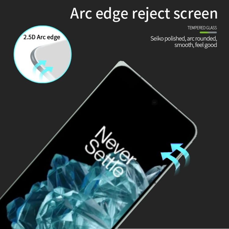 For OnePlus Open MOFI 9H 2.5D Full Screen Tempered Glass Film(Black) - OnePlus Tempered Glass by MOFI | Online Shopping South Africa | PMC Jewellery