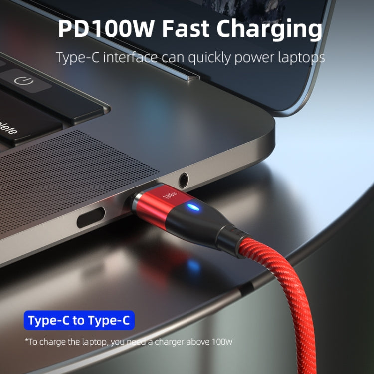 ENKAY 6-in-1 PD100W USB-A / Type-C to Type-C / 8 Pin / Micro USB Magnetic Fast Charging Cable, Cable Length:1m(Red) - Charging Cable & Head by ENKAY | Online Shopping South Africa | PMC Jewellery | Buy Now Pay Later Mobicred