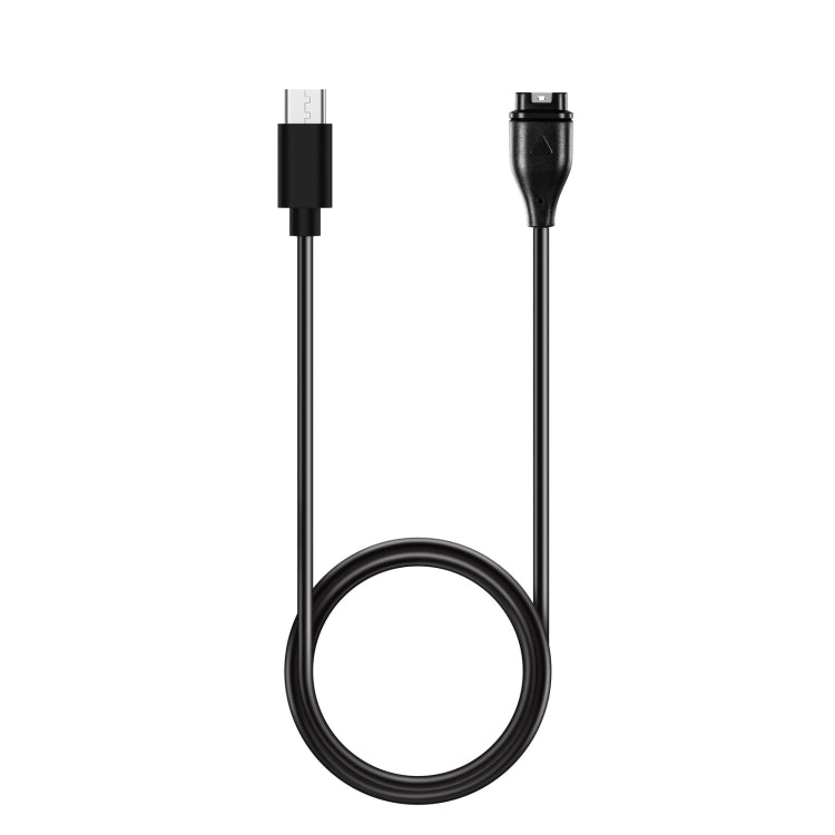 For Garmin Epix Gen 2 Type-C Port Watch Charger With Data Transmission(Black) - Charger by PMC TechLife | Online Shopping South Africa | PMC TechLife | Buy Now Pay Later Mobicred