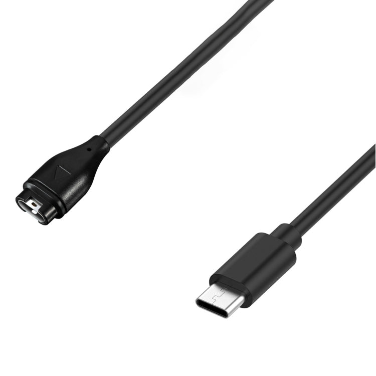 For Garmin  Instinct Type-C Port Watch Charger With Data Transmission(Black) - Charger by PMC TechLife | Online Shopping South Africa | PMC TechLife | Buy Now Pay Later Mobicred