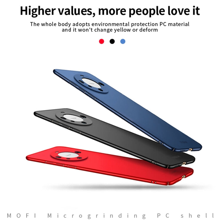 For Huawei Mate 60 MOFI Micro-Frosted PC Ultra-thin Hard Phone Case(Black) - Huawei Cases by MOFI | Online Shopping South Africa | PMC TechLife | Buy Now Pay Later Mobicred