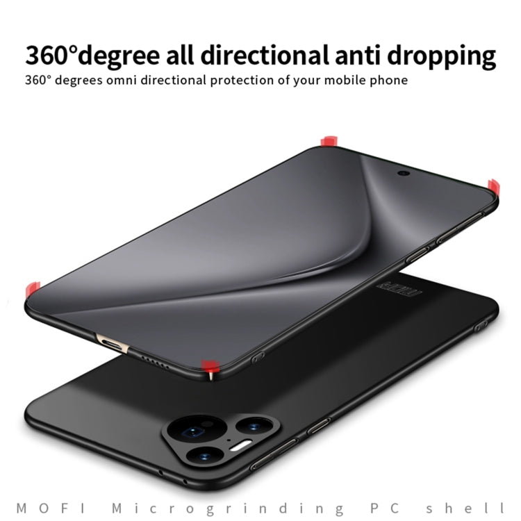 For Huawei Pura 70 Pro MOFI Micro-Frosted PC Ultra-thin Hard Phone Case(Black) - Huawei Cases by MOFI | Online Shopping South Africa | PMC Jewellery | Buy Now Pay Later Mobicred