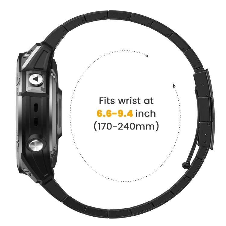 For Garmin Fenix 7 Pro 47mm 22mm Titanium Alloy Quick Release Watch Band(Sliver) - Watch Bands by PMC TechLife | Online Shopping South Africa | PMC TechLife