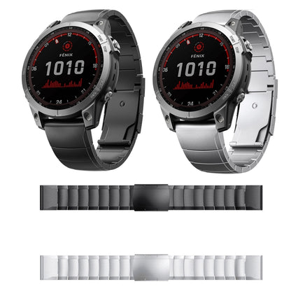 For Garmin Instinct 2X Solar 26mm Titanium Alloy Quick Release Watch Band(Sliver) - Watch Bands by PMC Jewellery | Online Shopping South Africa | PMC Jewellery
