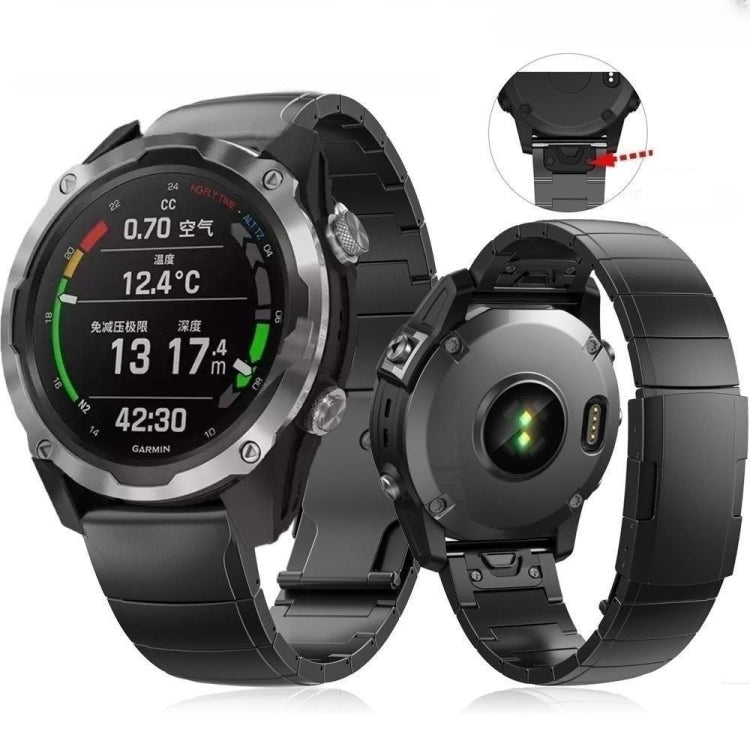 For Garmin Epix Pro 51mm Titanium Alloy Quick Release 26mm Watch Band(Sliver) - free shipping - PMC TechLife - Order now!
