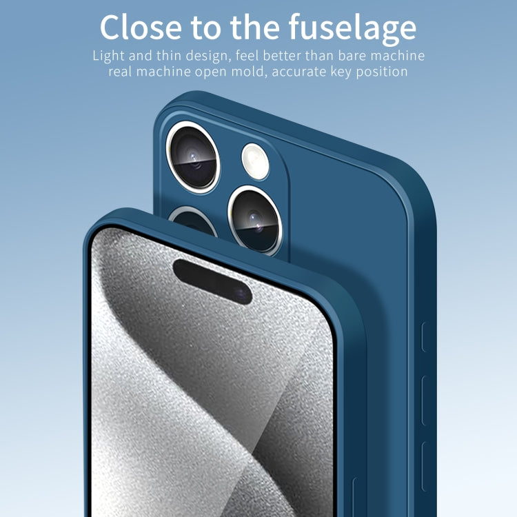 For iPhone 16 Pro PINWUYO Sense Series Liquid Silicone TPU Phone Case(Black) - free shipping - PMC Jewellery - Order now!