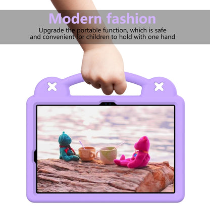 For Samsung Galaxy Tab S9 X710/X716B Handle Kickstand Children EVA Shockproof Tablet Case(Light Purple) - Galaxy Tab S9 Cases by PMC Jewellery | Online Shopping South Africa | PMC Jewellery | Buy Now Pay Later Mobicred