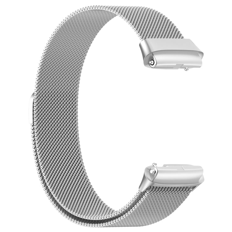 For Redmi Watch 3 Active Milan Magnetic Steel Mesh Watch Band(Silver) - Watch Bands by PMC Jewellery | Online Shopping South Africa | PMC Jewellery