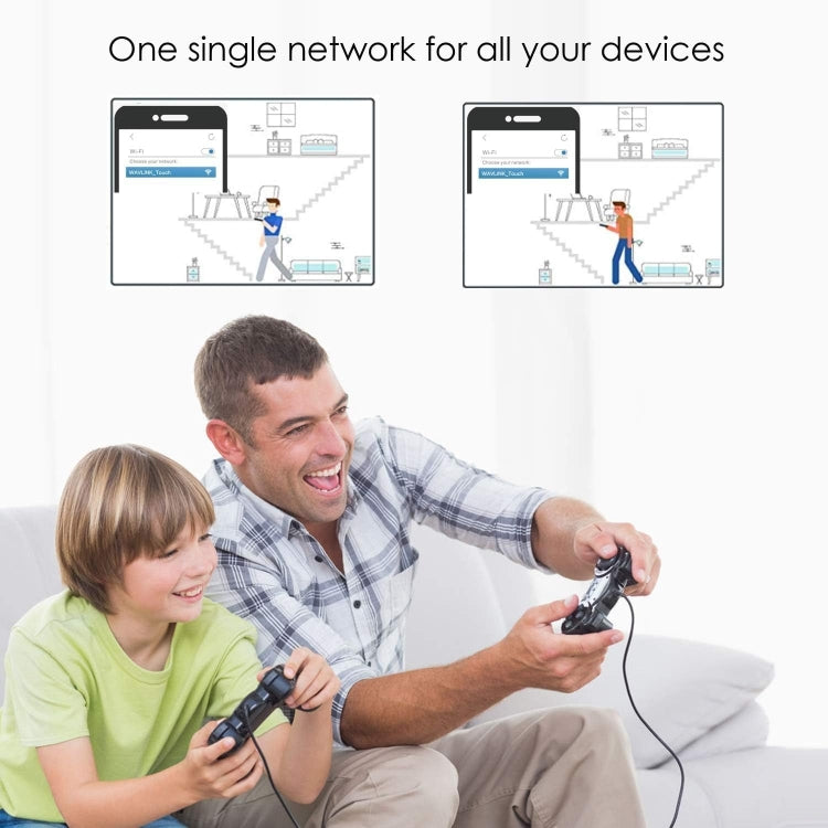 WAVLINK WN551K3 3pcs AC3000 WiFi Wireless Repeater Built-in Antenna Tri-Band Mesh Wireless Router, Plug:EU Plug - free shipping - PMc TechLife - Order now!