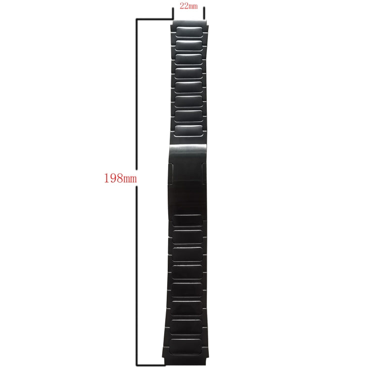 For Amazfit GTR 3 22mm I-Shaped Titanium Alloy Watch Band(Grey) - Watch Bands by PMC TechLife | Online Shopping South Africa | PMC TechLife