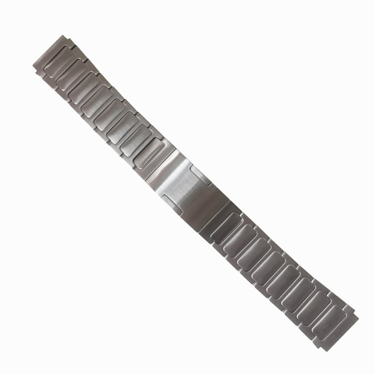 For Garmin Vivoactive 4 22mm I-Shaped Titanium Alloy Watch Band(Sliver) - Watch Bands by PMC TechLife | Online Shopping South Africa | PMC TechLife