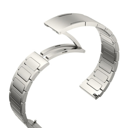 For Xiaomi MI Watch S1 22mm I-Shaped Titanium Alloy Watch Band(Sliver) - Watch Bands by PMC Jewellery | Online Shopping South Africa | PMC Jewellery