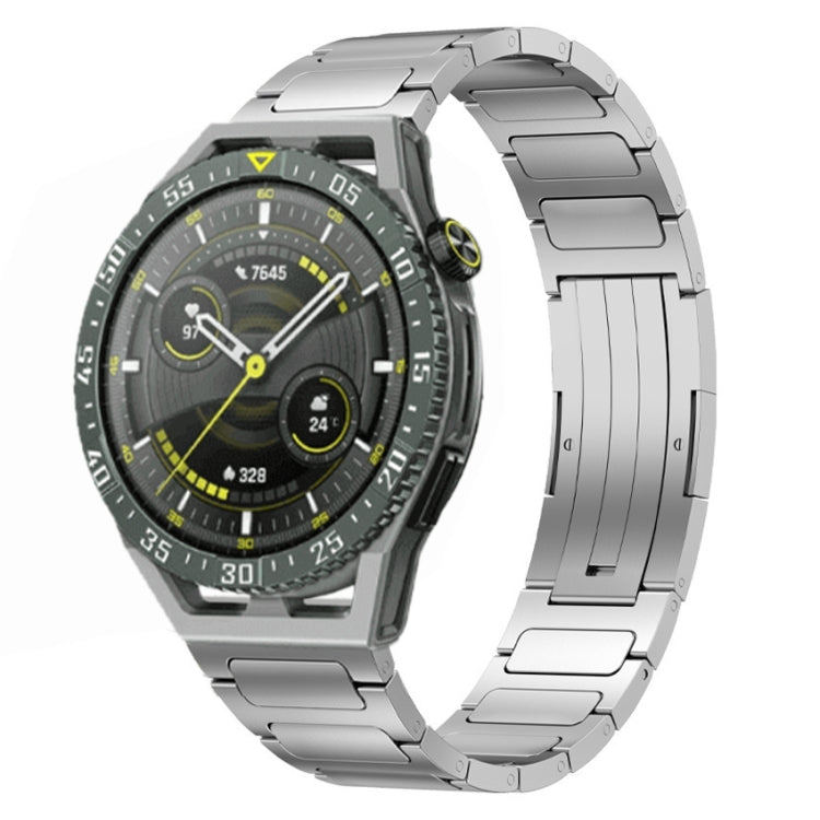 For Huawei Watch GT3 SE 22mm I-Shaped Titanium Alloy Watch Band(Sliver) - Watch Bands by PMC Jewellery | Online Shopping South Africa | PMC Jewellery