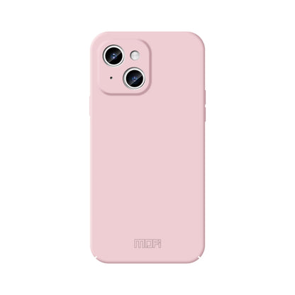 For iPhone 15 Plus MOFI Qin Series Skin Feel All-inclusive Silicone Phone Case(Pink) - iPhone 15 Plus Cases by MOFI | Online Shopping South Africa | PMC Jewellery