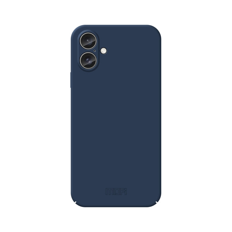 For iPhone 16 Plus MOFI Qin Series Skin Feel All-inclusive PC Phone Case(Blue) - iPhone 16 Plus Cases by MOFI | Online Shopping South Africa | PMC Jewellery | Buy Now Pay Later Mobicred