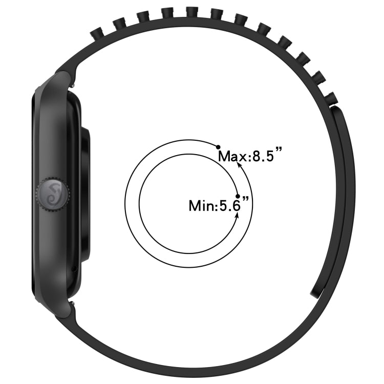 For Garmin Forerunner 255 22mm Holes Breathable 3D Dots Silicone Watch Band(Midnight Blue) - Watch Bands by PMC TechLife | Online Shopping South Africa | PMC TechLife