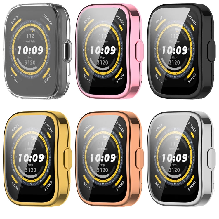 For Amazfit Bip 5 All-Inclusive TPU Protective Case(Transparent) - Watch Cases by PMC Jewellery | Online Shopping South Africa | PMC Jewellery