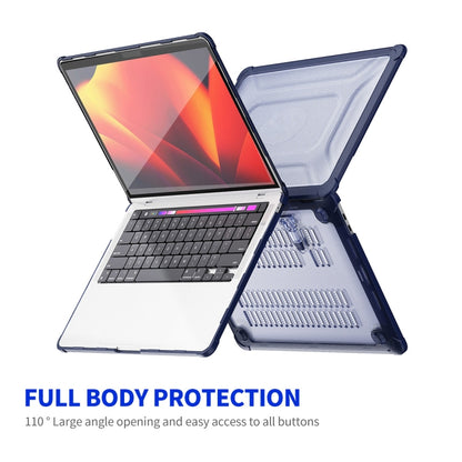 For MacBook Air 13.3 A2179/A2337 ENKAY Hat-Prince 3 in 1 Protective Bracket Case Cover Hard Shell with TPU Keyboard Film / PET Screen Protector, Version:US(Purple) - MacBook Air Cases by ENKAY | Online Shopping South Africa | PMC Jewellery | Buy Now Pay Later Mobicred