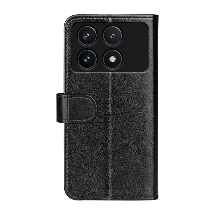 For Xiaomi Redmi K70 R64 Texture Horizontal Flip Leather Phone Case(Black) - K70 Cases by PMC Jewellery | Online Shopping South Africa | PMC Jewellery | Buy Now Pay Later Mobicred