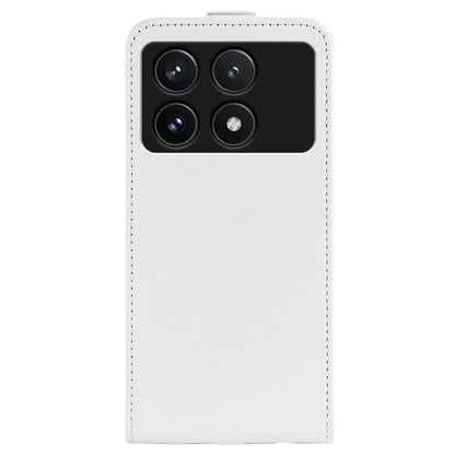 For Xiaomi Redmi K70 R64 Texture Single Vertical Flip Leather Phone Case(White) - K70 Cases by PMC Jewellery | Online Shopping South Africa | PMC Jewellery | Buy Now Pay Later Mobicred