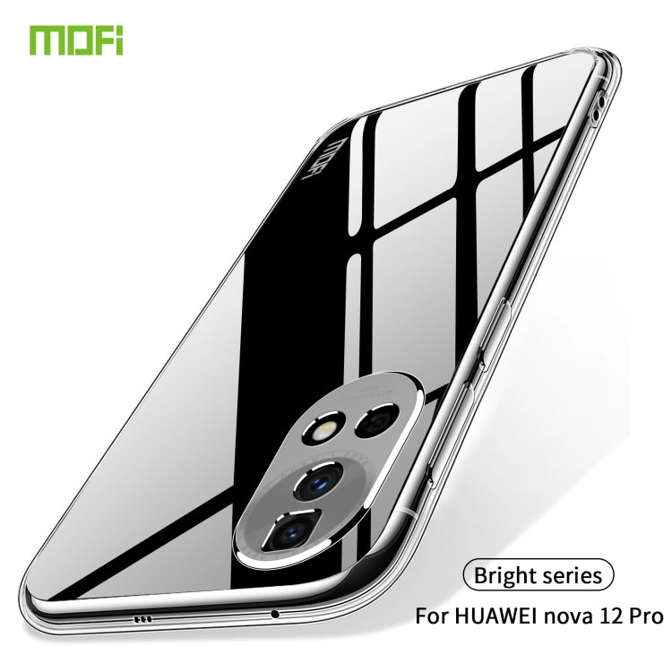 For Huawei Nova 12 Pro/Nova12 Ultra MOFI Ming Series Ultra-thin TPU Phone Case(Transparent) - Huawei Cases by MOFI | Online Shopping South Africa | PMC Jewellery