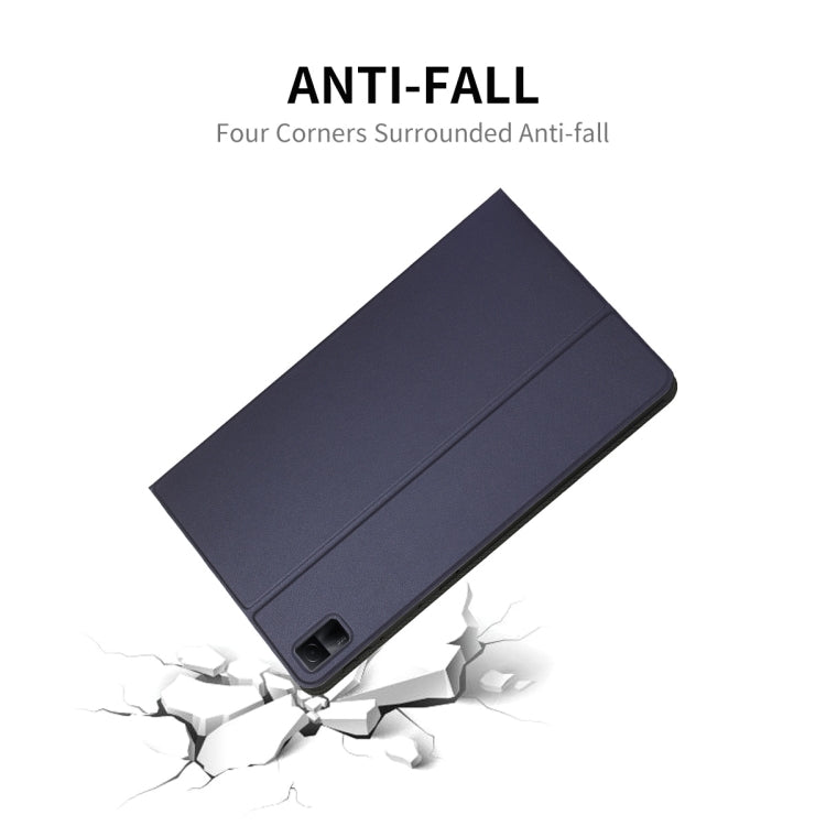 For Redmi Pad SE 11.0 ENKAY Leather Stand Smart Tablet Case(Cyan) - free shipping - PMc TechLife - Order now!