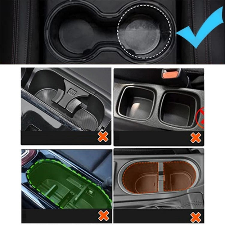 D04 Wth 2 Coffee Cup Car Cup Holder Adjustable Rotating Cell Phone Car Mount Holder(Green) - Car Drink Holders by PMC TechLife | Online Shopping South Africa | PMC TechLife | Buy Now Pay Later Mobicred