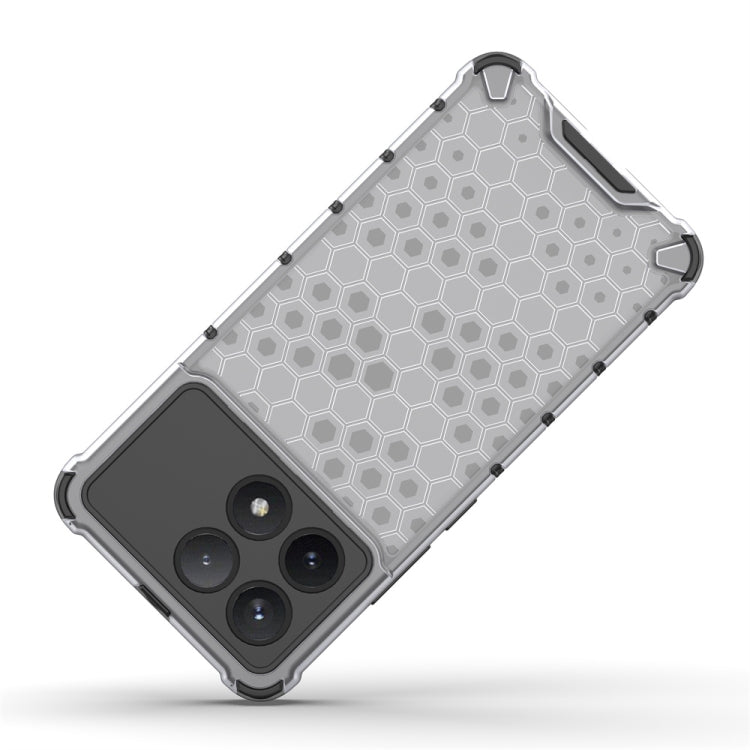 For Redmi K70 Pro Shockproof Honeycomb Phone Case(Black) - K70 Pro Cases by PMC TechLife | Online Shopping South Africa | PMC TechLife | Buy Now Pay Later Mobicred