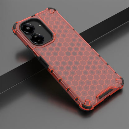 For  Redmi 13C 4G Shockproof Honeycomb Phone Case(Red) - 13C Cases by PMC Jewellery | Online Shopping South Africa | PMC Jewellery | Buy Now Pay Later Mobicred