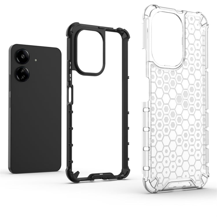 For  Redmi 13C 4G Shockproof Honeycomb Phone Case(Blue) - Xiaomi Cases by PMC TechLife | Online Shopping South Africa | PMC TechLife | Buy Now Pay Later Mobicred