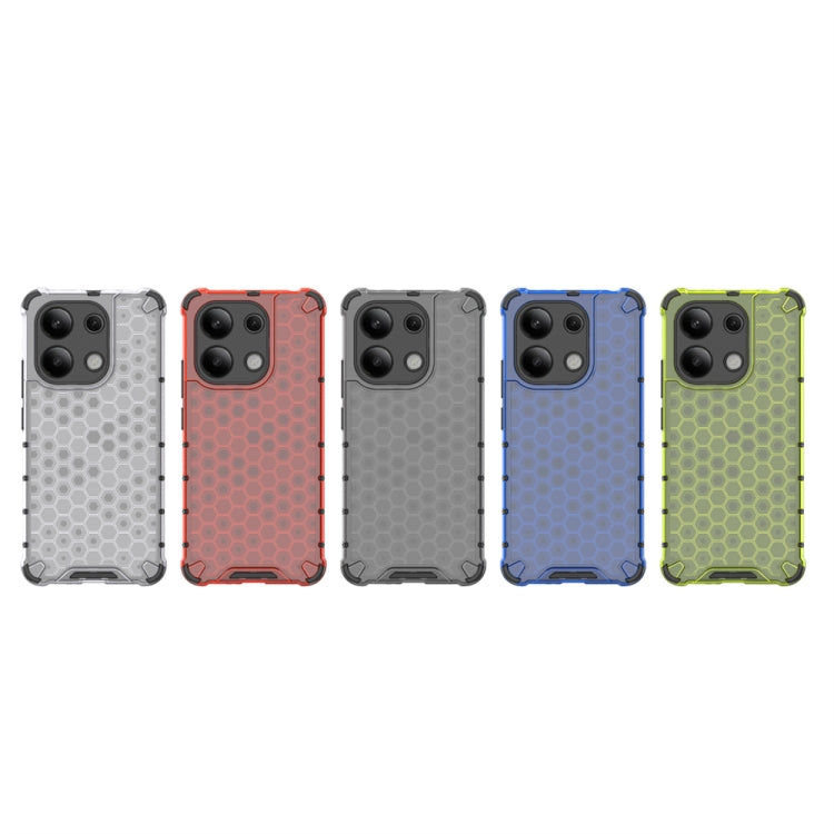 For Redmi Note 13 4G Global Shockproof Honeycomb Phone Case(Blue) - free shipping - PMC TechLife - Order now!