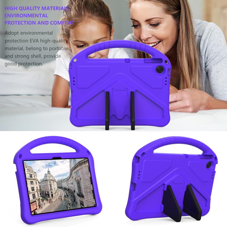 For Lenovo Tab TB-311 / WIFI 10.1 2025 EVA Shockproof Tablet Case with Holder(Purple) - Lenovo by PMC TechLife | Online Shopping South Africa | PMC TechLife | Buy Now Pay Later Mobicred