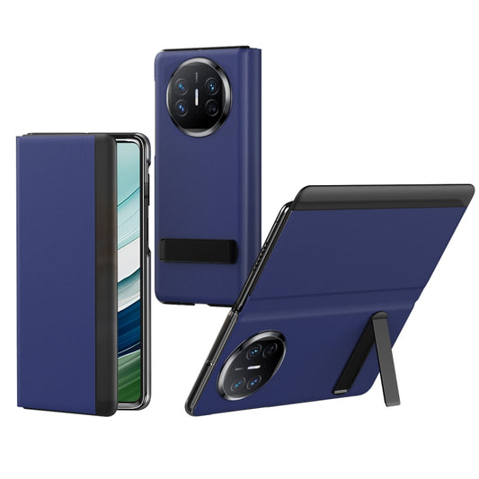 For Huawei Mate X5 All-inclusive Shockproof Phone Case with Holder(Blue) - Huawei Cases by PMC Jewellery | Online Shopping South Africa | PMC Jewellery | Buy Now Pay Later Mobicred