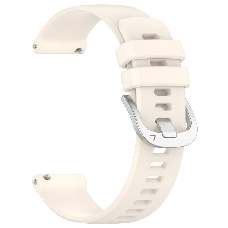 For Garmin Venu SQ2 Liquid Glossy Silver Buckle Silicone Watch Band(Starlight) - free shipping - PMC TechLife - Order now!