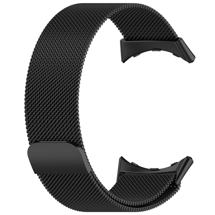 For Google Pixel Watch 2 Milan Magnetic Steel Mesh Watch Band(Black) - Watch Cases by PMC TechLife | Online Shopping South Africa | PMC TechLife | Buy Now Pay Later Mobicred